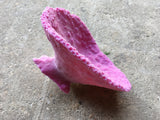 #033 Medium Oval cup coral