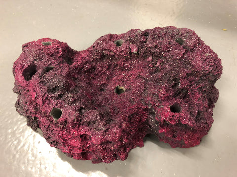Base rock for coral plug on's