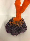 Artificial Coral sea sponge on base #012b coral insert seahorse hitching post